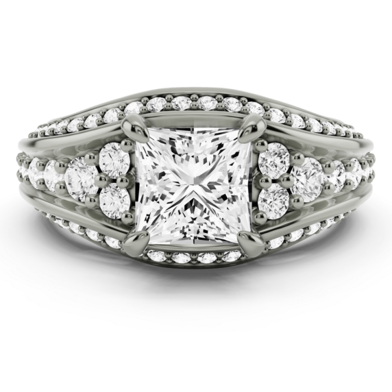 Bellagio Princess Cut Lab-Grown Diamond Ring - Main View