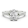 Ascona Oval Lab-Grown Diamond Ring - Side View