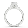 Alley Cushion Cut Lab-Grown Diamond Ring - Side View