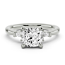 Alley Cushion Cut Lab-Grown Diamond Ring - View 2