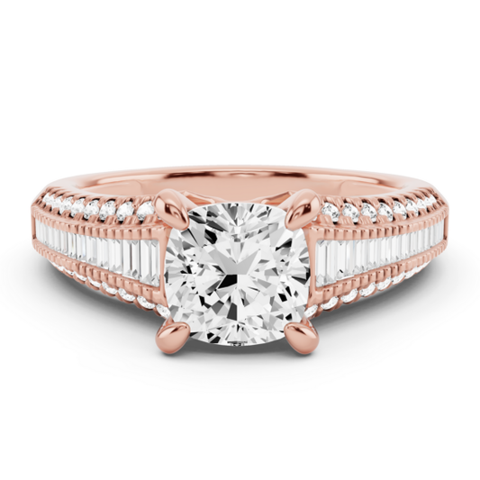 Bordeaux Lab-Grown Diamond Ring - Main View - Vowmira lab-grown diamond jewelry