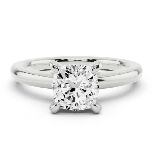 Stassi Cushion Cut Lab-Grown Diamond Ring - Main View - Vowmira lab-grown diamond jewelry