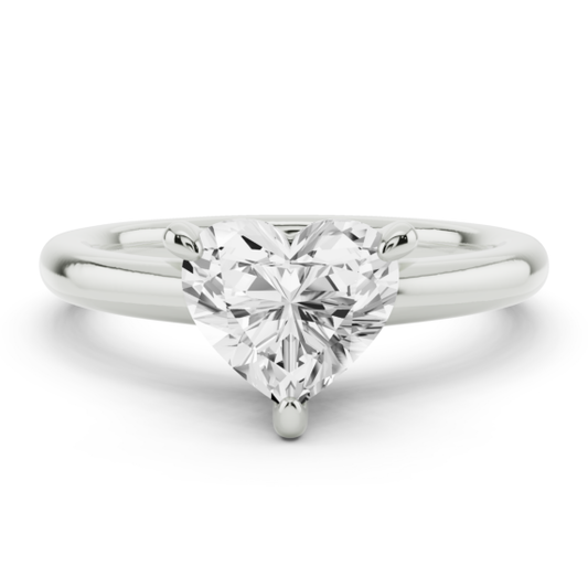 Stassi Heart Cut Lab-Grown Diamond Ring - Main View - Vowmira lab-grown diamond jewelry