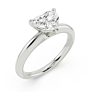 Stassi Heart Cut Lab-Grown Diamond Ring - Side View