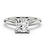 Lilla Cushion Cut Lab-Grown Diamond Ring - View 2 - Vowmira lab-grown diamond jewelry