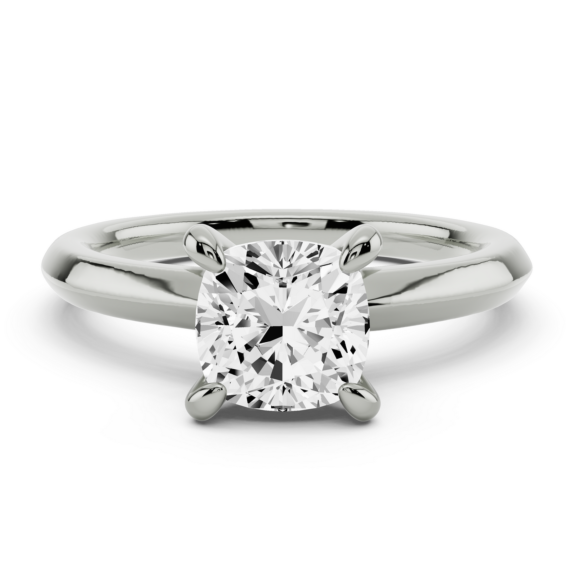 Lilla Cushion Cut Lab-Grown Diamond Ring - Main View