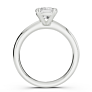 Lilla Cushion Cut Lab-Grown Diamond Ring - Side View - Vowmira lab-grown diamond jewelry