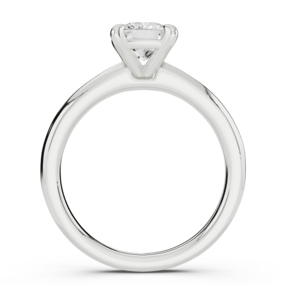 Lilla Cushion Cut Lab-Grown Diamond Ring - Detail View - Vowmira lab-grown diamond jewelry