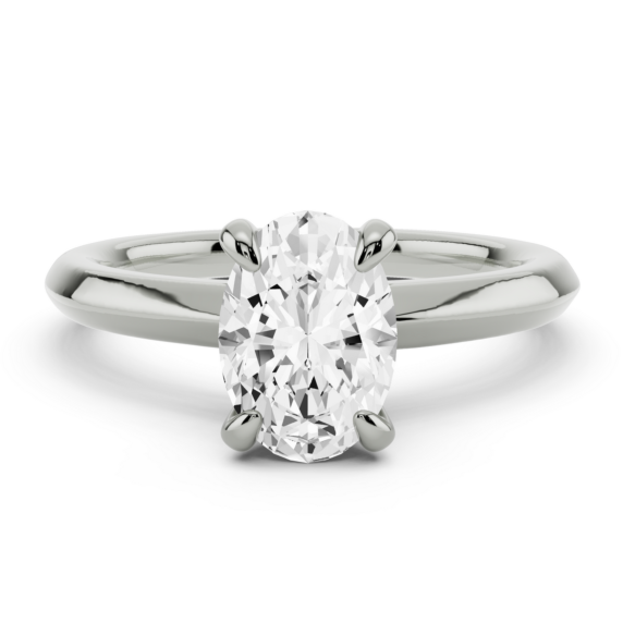 Lilla Oval Lab-Grown Diamond Ring - Main View