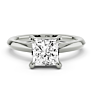 Lilla Princess Cut Lab-Grown Diamond Ring - Side View