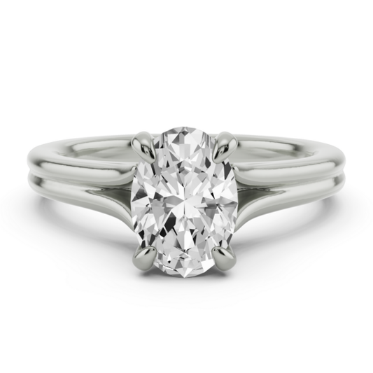 Napa Oval Lab-Grown Diamond Ring - Main View - Vowmira lab-grown diamond jewelry