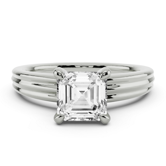 Mirella Oval Lab-Grown Diamond Ring - Main View - Vowmira lab-grown diamond jewelry