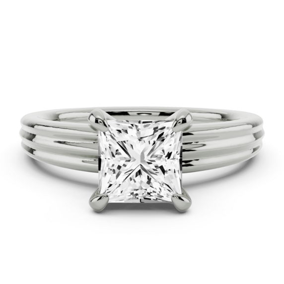 Mirella Princess Cut Lab-Grown Diamond Ring - Main View