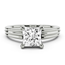 Mirella Princess Cut Lab-Grown Diamond Ring - View 2
