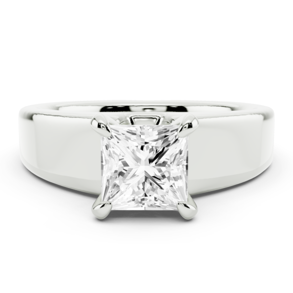 Alsace Princess Cut Lab-Grown Diamond Ring - Main View - Vowmira lab-grown diamond jewelry