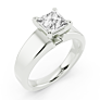 Alsace Princess Cut Lab-Grown Diamond Ring - View 2 - Vowmira lab-grown diamond jewelry