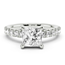 Vincenza Princess Cut Lab-Grown Diamond Ring - View 2