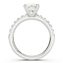 Vincenza Princess Cut Lab-Grown Diamond Ring - Detail View