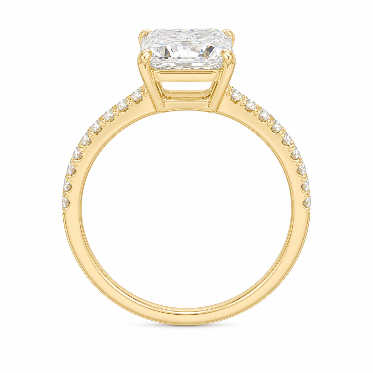 Vowmira Radiant-Cut Zirconia Ring Set, alternate view 2
