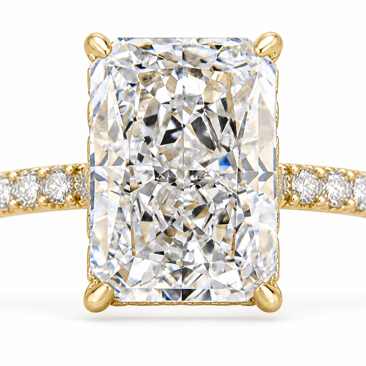 Vowmira Radiant-Cut Zirconia Ring Set, alternate view 3