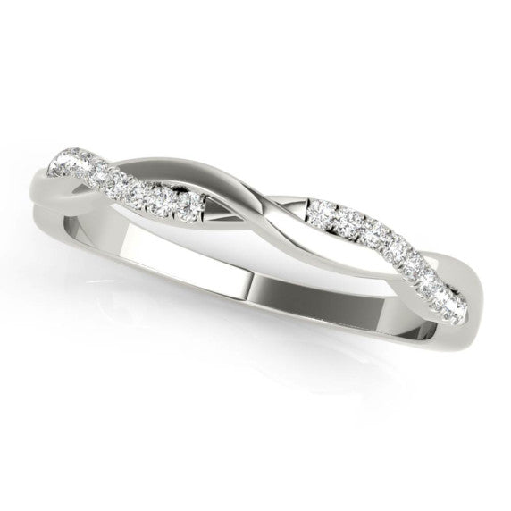 Largo Lab-Grown Diamond Band - Main View - Vowmira lab-grown diamond jewelry