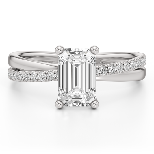 Etta Lab-Grown Diamond Ring - Main View - Vowmira lab-grown diamond jewelry