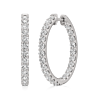 Caprice Inside Out Lab-Grown Diamond Hoops - Side View