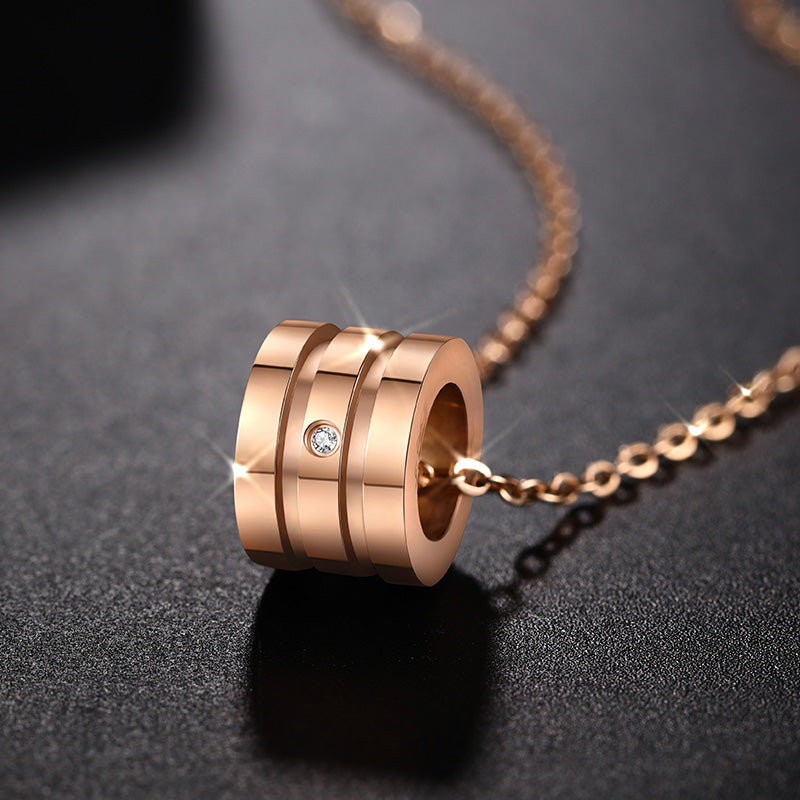 Lab-Grown Diamond Necklace Comes in Silver and Rose gold - View 6 - Vowmira lab-grown diamond jewelry