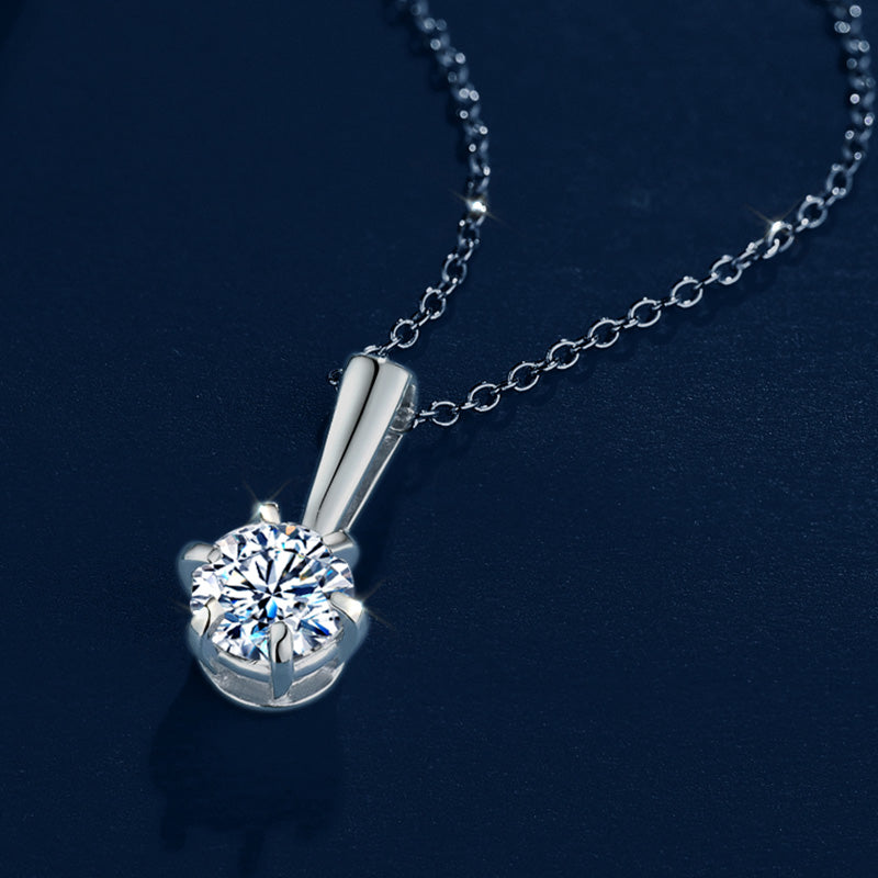 "Promise" Lab-Grown Diamond Pendant Necklace - Detail View