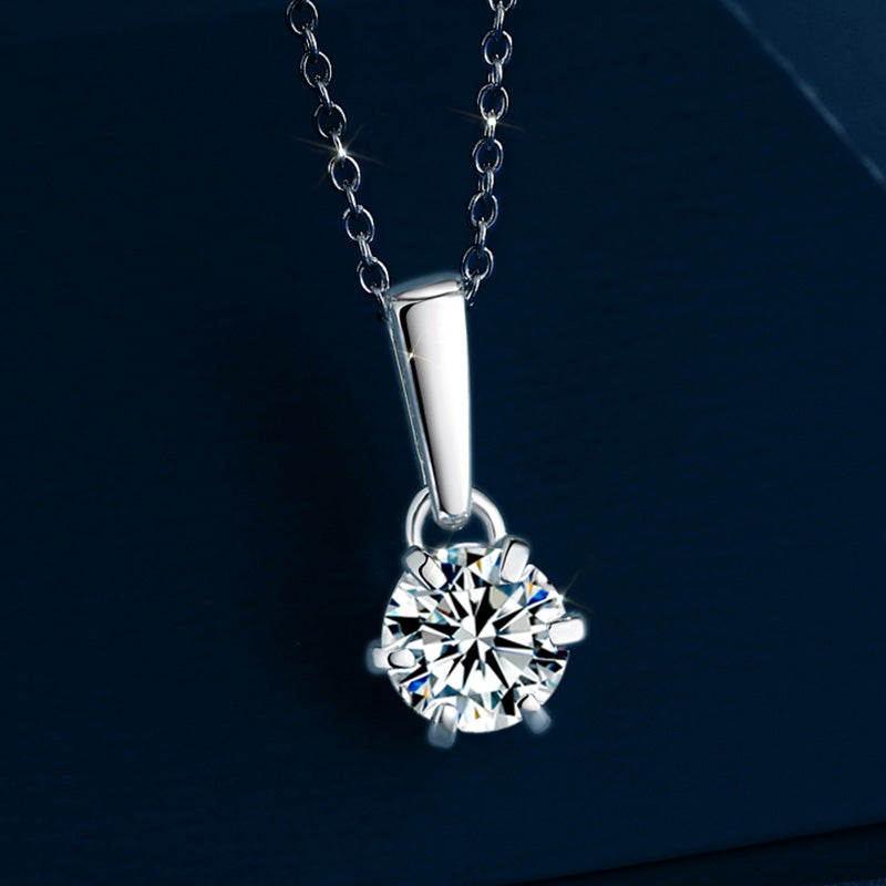 "Promise" Lab-Grown Diamond Pendant Necklace - Lifestyle View