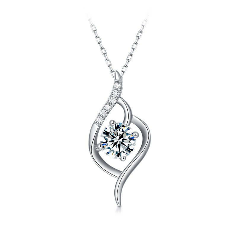 The Prettiest Necklace 1 Carat Lab-Grown Diamond Pendant Necklace For Women - Main View